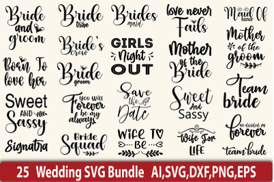 Wedding SVG Bundle