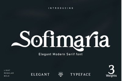 Sofimaria | Elegant Modern Serif font