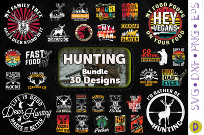 Hunting Bundle. 30 Designs