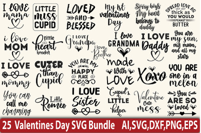 Valentines Day SVG Bundle