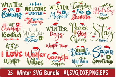 Winter SVG Bundle