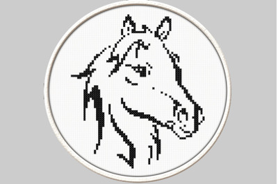 Horse - PDF Downloadable Printable Cross Stitch Pattern