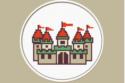 Knight&#039;s Castle  - PDF Downloadable Printable Cross Stitch Pattern