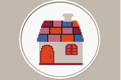 Gingerbread House - PDF Downloadable Printable Cross Stitch Pattern