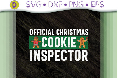 Official Christmas Cookie Inspector