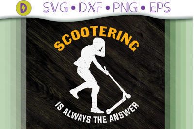 Scootering Is Always The Answer