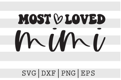 Most loved mimi SVG