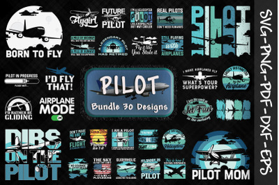Pilot Bundle. 30 Designs.