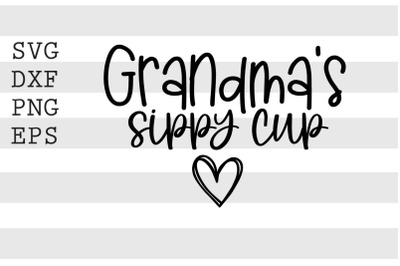 Grandma&#039;s sippy cup SVG