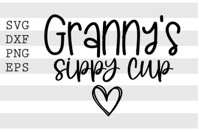 Granny&#039;s sippy cup SVG