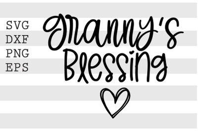 Granny&#039;s blessing SVG