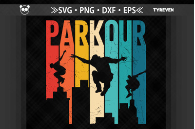 Vintage Distressed Style Parkour