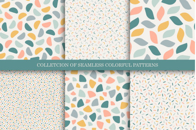 Trendy colorful vintage patterns