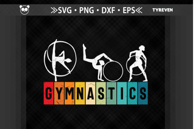 Gymnastics Retro Vintage Design