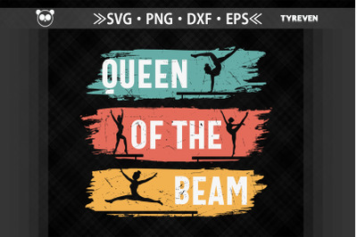 Gymnast Girl Queen of the Beam Funny