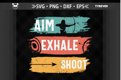 Archery Bow Hunting Aim Exhale Shoot