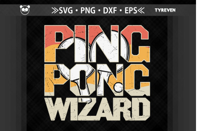 Ping Pong Wizard Table Tennis Design