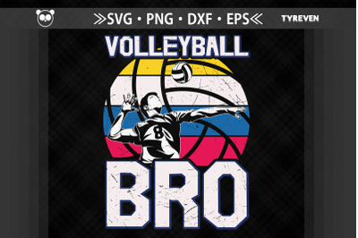 Cool Volleybal Player Volleyball Bro