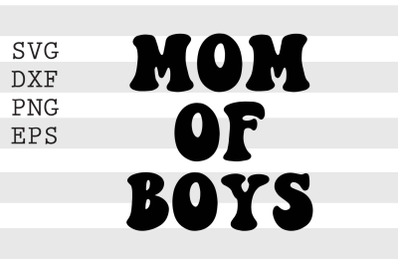 Mom of boys SVG