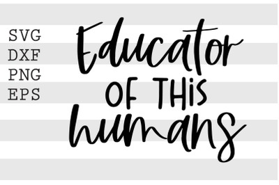 Educator of this humans SVG