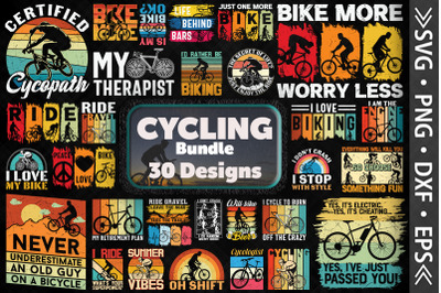 Cycling Bundle. 30 Designs