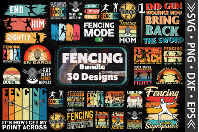 Fencing Bundle. 30 Designs