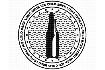 long neck ice cold beer SVG