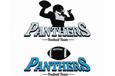 Panthers Football Team SVG