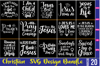 Christian SVG Bundle File