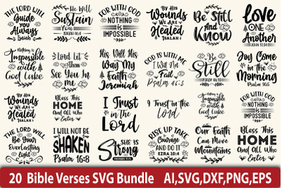 Bible Verses SVG Bundle