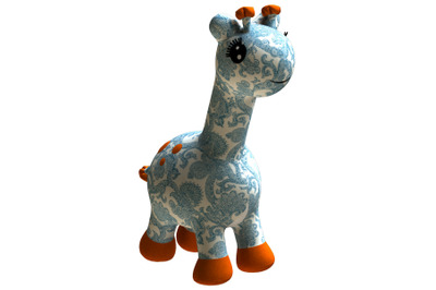 Giraffe PDF Plush Pattern + Resizing - Stuffed Giraffe  Plush Sewing P