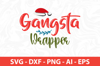 Gangsta wrapper svg