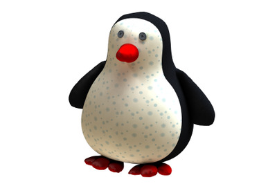 Penguin PDF Plush Pattern + Resizing - Stuffed Penguin Plush Sewing Pa