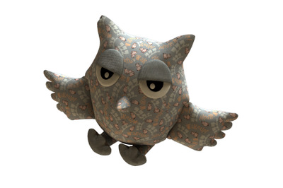 Owl PDF Plush Pattern + Resizing - Stuffed Owl Plush Sewing Pattern -