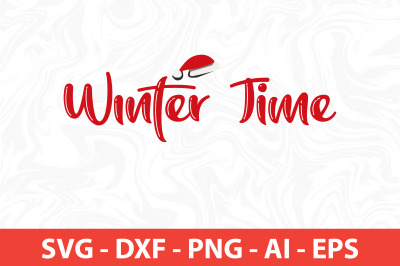 Winter Time svg