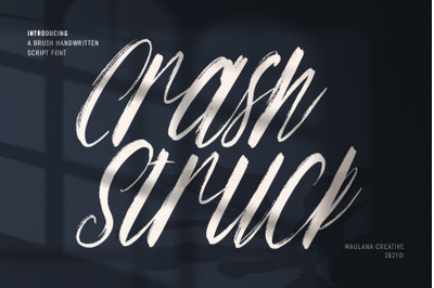 Crash Struck Handwritten Script Font