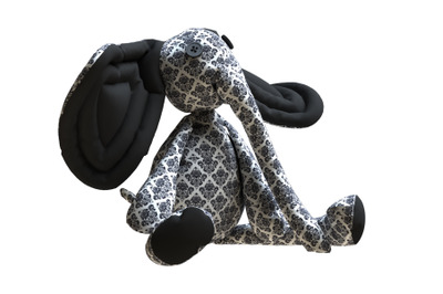 Elephant PDF Plush Pattern + Resizing - Elephant Easy Toy Sewing Patte