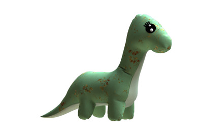 Iguanodon PDF Plush Pattern + Resizing - Dinosaur Easy Toy Sewing Patt