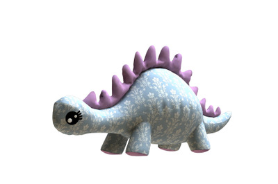 Stegosaurus PDF Plush Pattern + Resizing - Dinosaur Easy Toy Sewing Pa