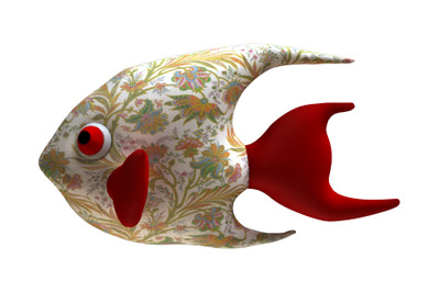 Angelfish PDF Plush Pattern + Resizing - Fish Easy Toy Sewing Pattern