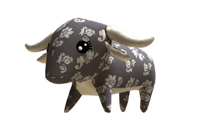 Bull PDF Plush Pattern + Resizing - Bull Easy Toy Sewing Pattern - Plu