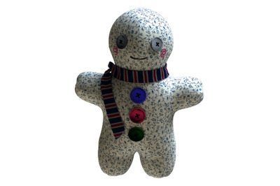 Gingerbread Man PDF Plush Pattern + Resizing - Toy Sewing Pattern - Pl