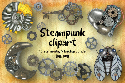 Steampunk Designs PNG Steampunk Background