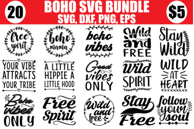 boho svg bundle