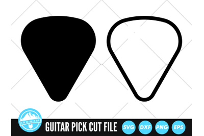 Guitar Pick SVG | Guitar Cut File | Acoustic Guitar SVG
