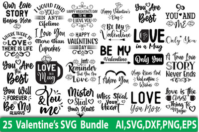 Valentines Day SVG Bundle