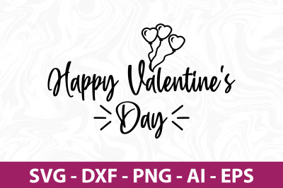 Happy Valentine&#039;s Day SVG