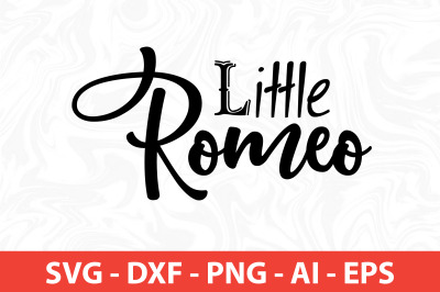 Little romeo SVG