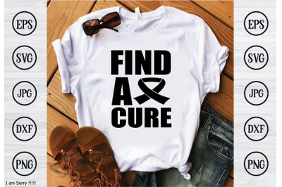 find a cure