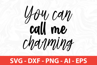 You can call me charming SVG